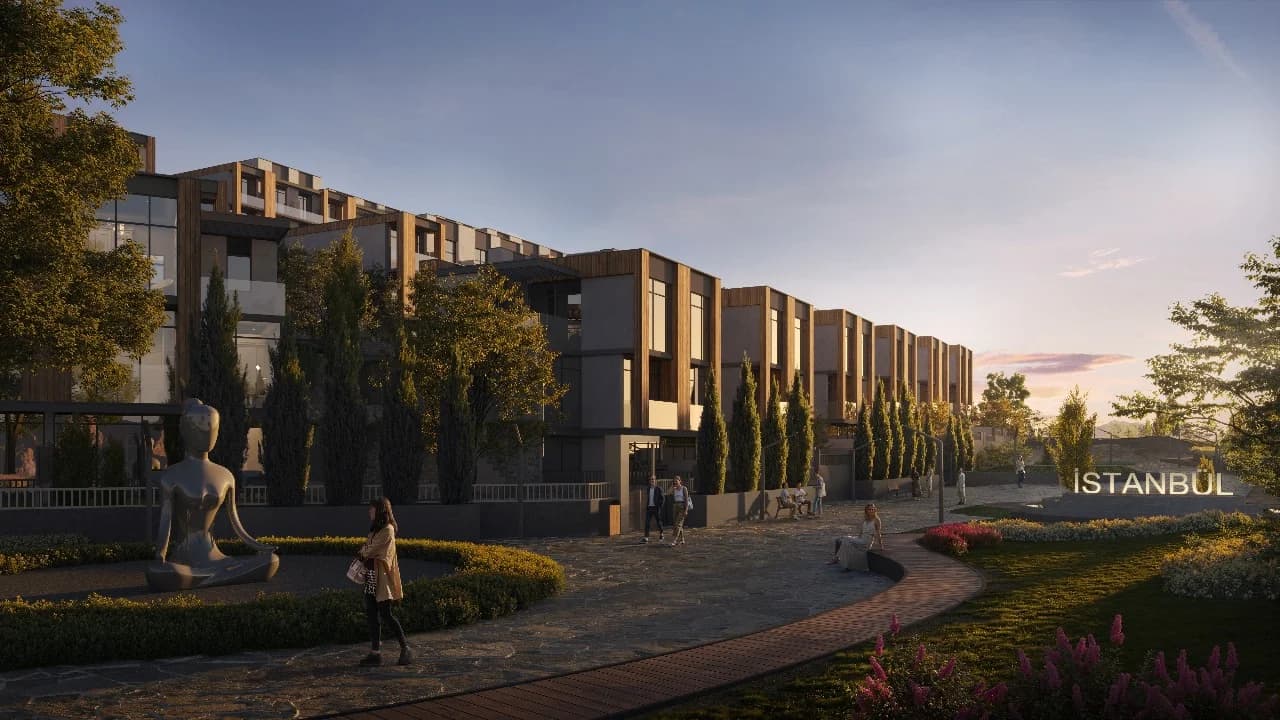 Modern Garden Villas Designed for Peaceful Family Living