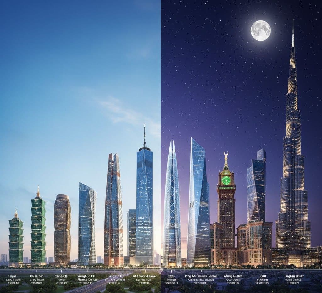 Reaching for the Clouds: A Guide to the World’s 10 Tallest Skyscrapers