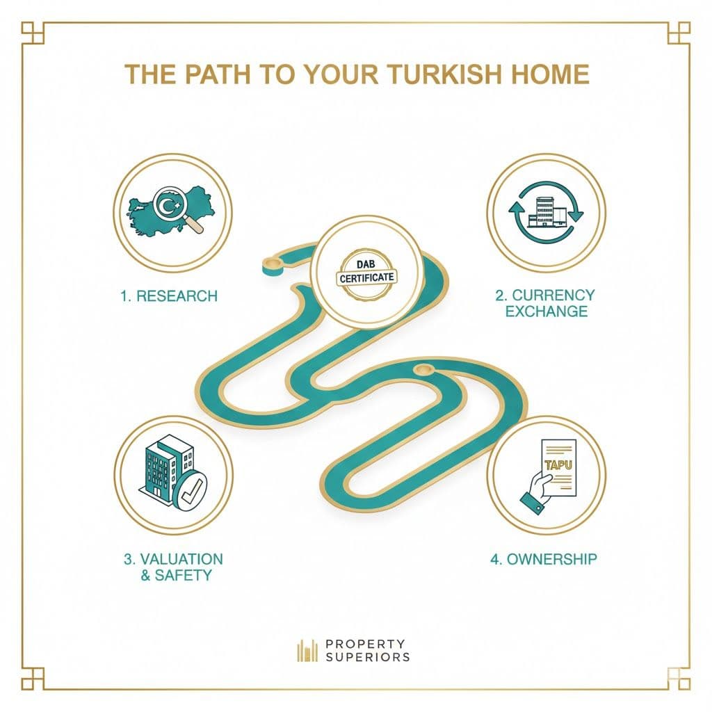 Steps to Success: The Ultimate 2026 Guide for Foreigners Buying Property in Turkey