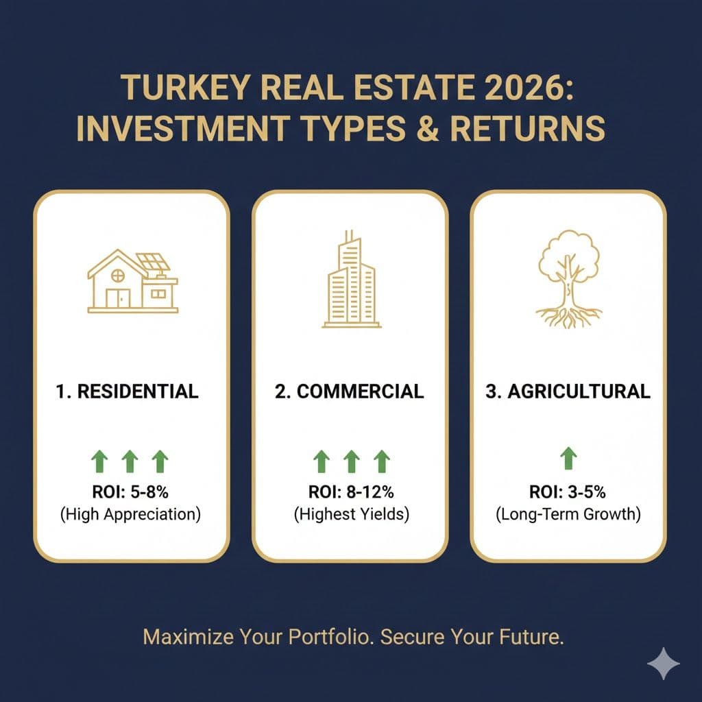 The 2026 Investor’s Handbook: Navigating Property Types and Returns in Turkey