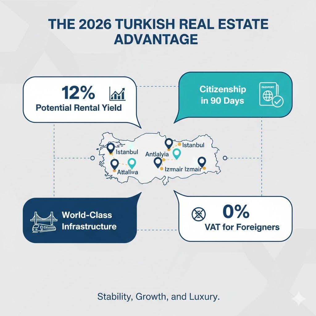 The Global Choice: 6 Powerful Reasons to Invest in Turkish Real Estate