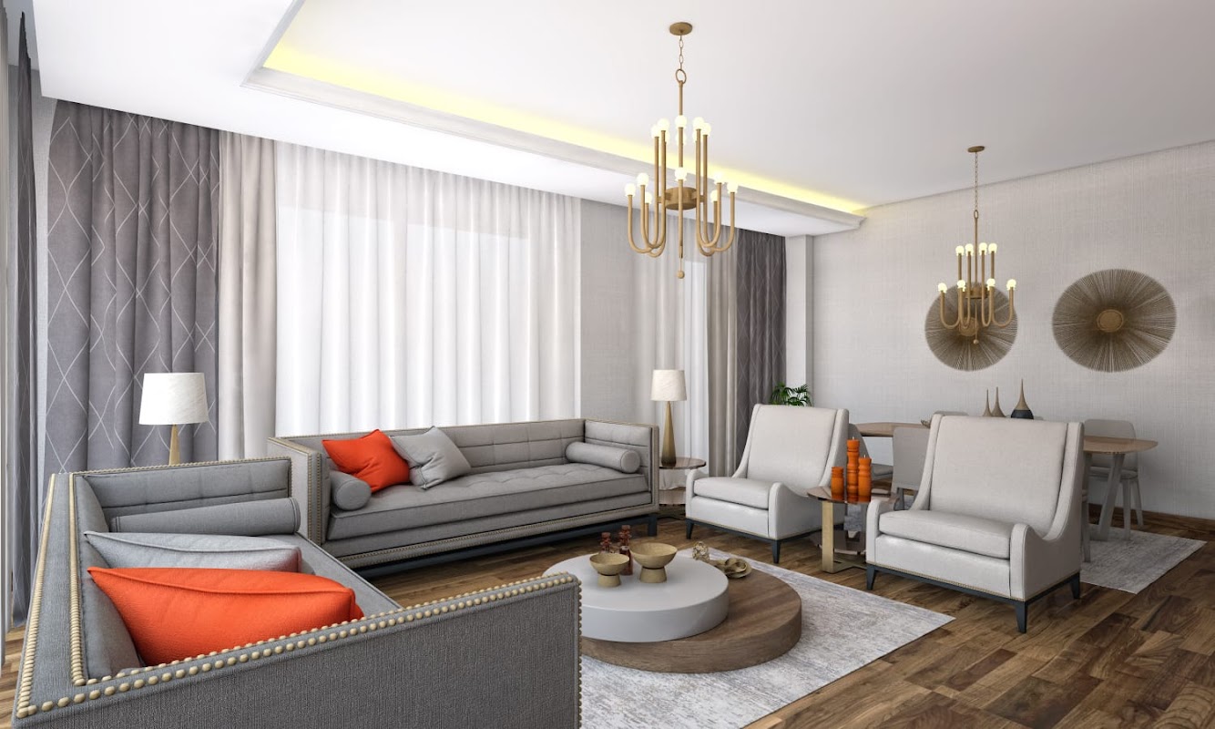 Big Luxury Apartments With Sea View In Beylikduzu