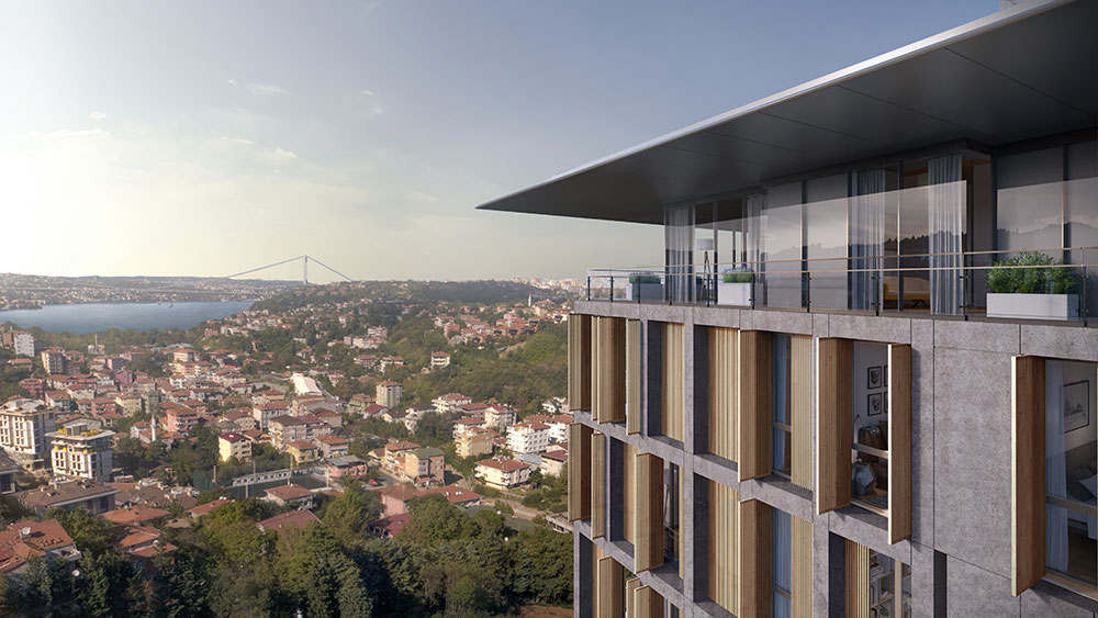 Bosphorus View Apartment With Luxurious Designs